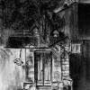 15 rue Lanfant de Metz, Le Havre dép 76, d'après une photographie de Reynald Lassire. Fusain et craie d'art sur papier 42x29,7cm