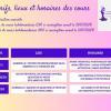 Planning des cours de danse orientale et samba sur Marseille et Aix en Provence