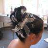 Chignon haut marié
