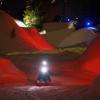 Version nocturne avec lampe frontale
