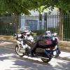 Moto Goldwing à son adresse de garage rue d'Aguesseau Boulogne