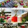 Terrasse pop et colorée