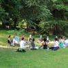 méditation au parc de la Tête d'Or