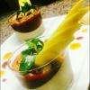 Panna Cotta au thé vert et son coulis de framboise façon Crumble