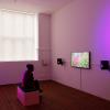 Benjamin Seror, Ne plus redire, ne plus revoir, 2021. Chanson, vidéo; durée 5’47''. Courtesy de l’artiste. Vue d’exposition au CRAC Alsace par Aurélien Mole.