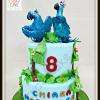 Gâteau Rio 2 créé pour des clients très fidèles. 

