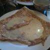 Crepe chocolat blanc ; si ,si : chocolat blanc !