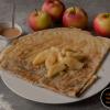 Crêpe pomme caramel maison