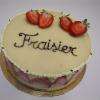 Gâteau fraisier sur commande, pâtissier Croquets et Macarons, Bourges