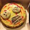 Délicieux gâteau d'anniversaire réalisé par la boulangerie pâtisserie Croquets et Macarons Bourges