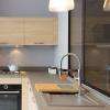 cuisine décor bois plan de travail Fénix 