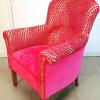 Fauteuil crapaud, tissus Casal/Manuel Canovas