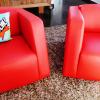Fauteuils modernes, vinyle Cotte-Martinon