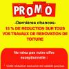 Promotion -15% sur tous vos travaux de toiture par Das Rénovation 