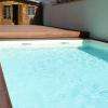 Piscine bois et roller deck