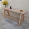 Console créative en bois naturel