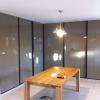 Façades coulissante verre laqué
pour meuble salle à manger