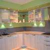 Cuisine ton bois 
plan de travail quartz