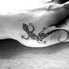 Tatouage Gecko main