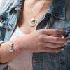 Desidero - Collection Saturne - Collier GM et bracelet argent