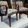 Fauteuils bridges, travail de l'atelier D.HERMAND
