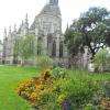 Dans le parc...derrière l'église !