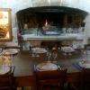 la cheminée du restaurant