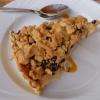 La tarte aux myrtilles façon crumble .