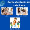 Garde d'enfants de + de 3 ans