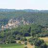 Vue sur la Roque-gageac depuis l'esplanade
