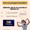Nous mettons tout en œuvre pour rendre votre location de voiture en Guadeloupe simple, confortable et avantageuse. En réservant chez DS CARS RENTAL, bénéficiez de nombreux services inclus pour un séjour en toute sérénité :

✅ Prise en charge rapide dès votre arrivée à l’aéroport ✈️
✅ Conducteur additionnel offert, pour partager la route en toute tranquillité ????
✅ Siège bébé et rehausseur offerts, pour garantir la sécurité des plus petits ????????

Parce que votre confort et votre satisfaction sont notre priorité, nous vous proposons des véhicules récents, bien entretenus, économiques et hybrides pour allier économie et performance. 