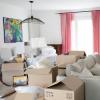 Fournitures de déménagement pour emballer tout le salon