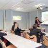 Etudiants de l'Ecole de Savignac en travail de groupe.