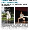 Presse sur notre dernier spectacle de fin de saison.