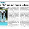 Presse sur notre dernier spectacle de fin de saison.