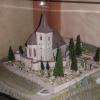 la maquette de l'église de nos jours