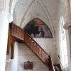 l'escalier montant à l'orgue...