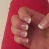 French manucure blanche