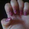 Vernis semi-permanent + stamping nails art
