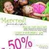 -50% pour les enfants le mercredi (pour l'achat d'une coupe adulte)