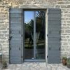 Porte fenêtre alu laquée 7039