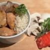 Plats cuisinés à pase de viande de Poules, Sauté de Poule Forestière, Sauté de Poule façon Marengo, cuisses de Poule confite aux Lentilles