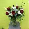 Bouquet de lys et de roses