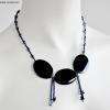 Collier 3 pierres agate en vente sur la boutique en ligne www.g-nadine-corrado.com