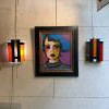 Huile sur toile d Timmers portrait.