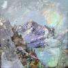 Montagne sur toile