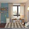 Chambre d'étudiante au style scandinave par Laurence Garrisson 