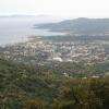 Vue du Lavandou depuis la route des crêtes 