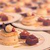 Détail en gros plan : Le dessert en préparation !