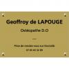 Plaque professionnelle